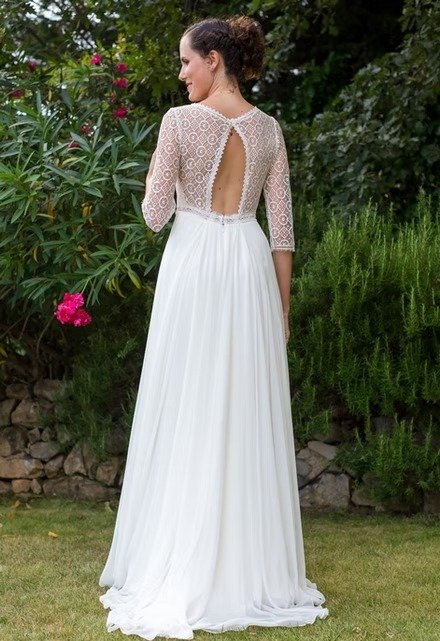 Robe de mariee style boheme, chez Ma Robe d'Amour à Nice et Carros